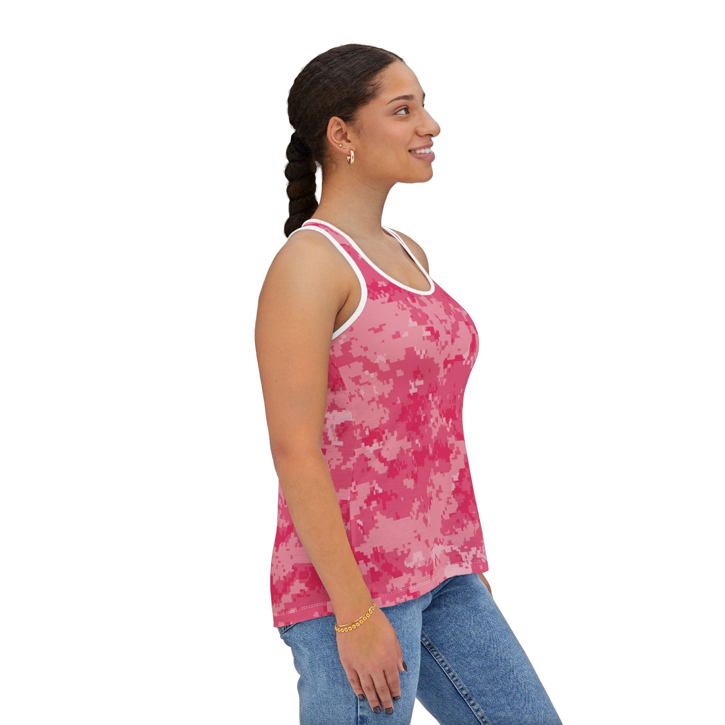 Pink Camo Women's Tank Top