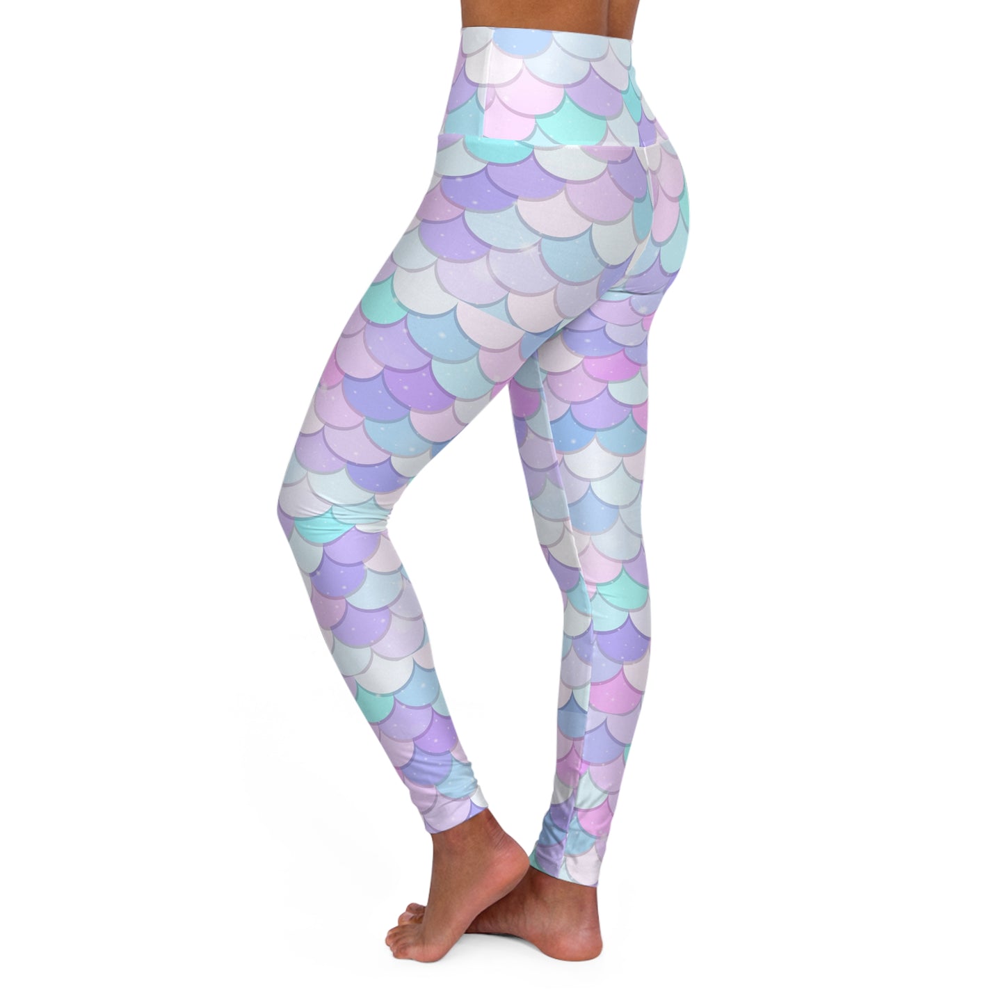 Mermaid High Waisted Yoga Leggings