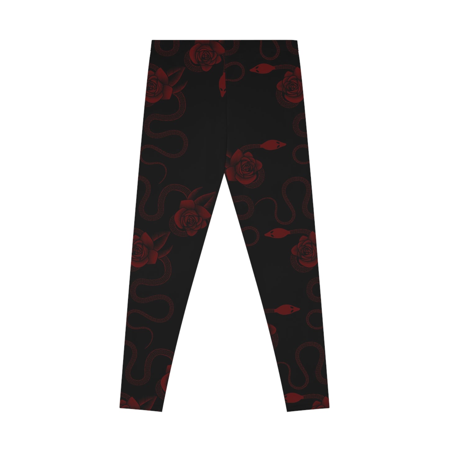 Snake & Roses Stretchy Leggings