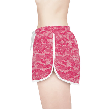 Pink Camo Women's Relaxed Shorts