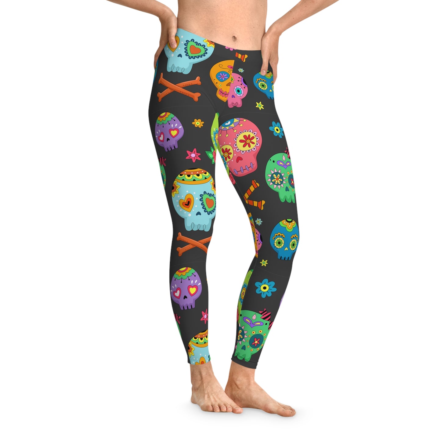 Cute skulls Stretchy Leggings