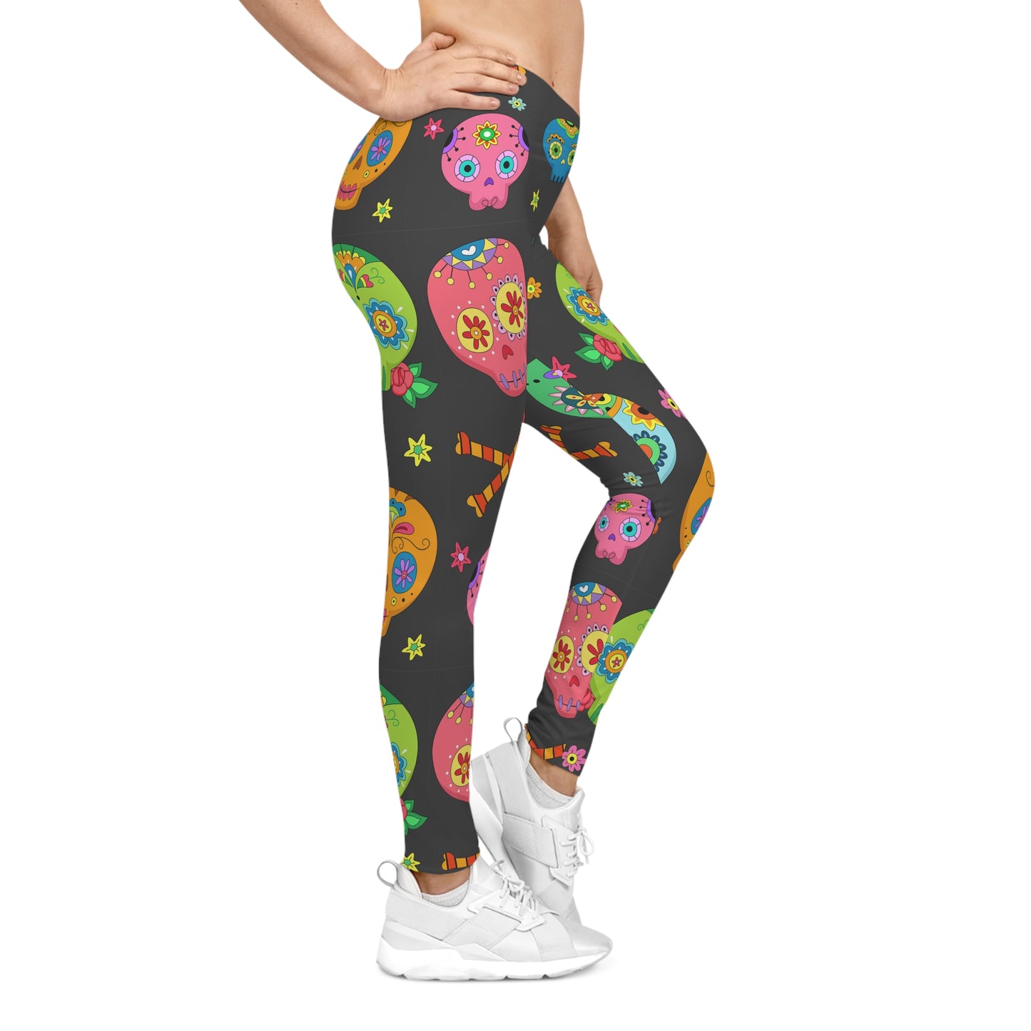 Cute Skulls Women's Casual Leggings