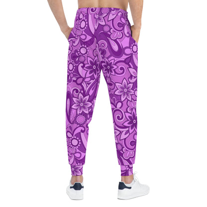 Funky Purple Athletic Joggers