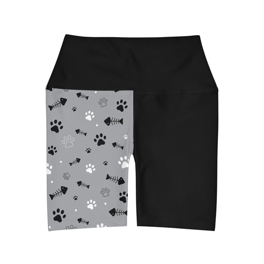 Animal Lover High Waisted Yoga Shorts