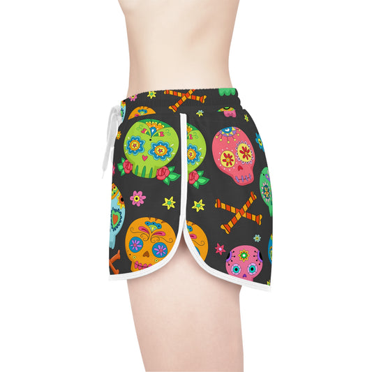 Cute Skulls Women's Relaxed Shorts