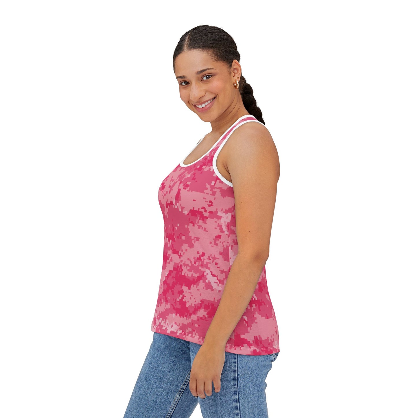 Pink Camo Women's Tank Top