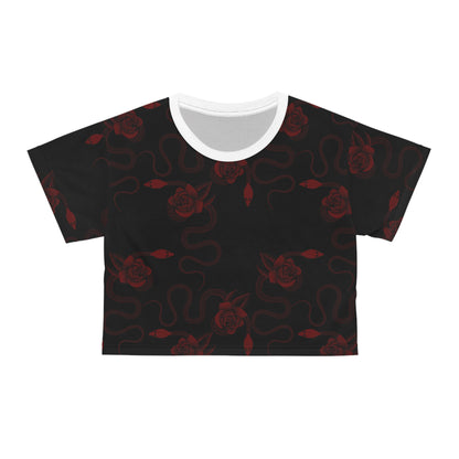 Snake & Skull Crop Tee