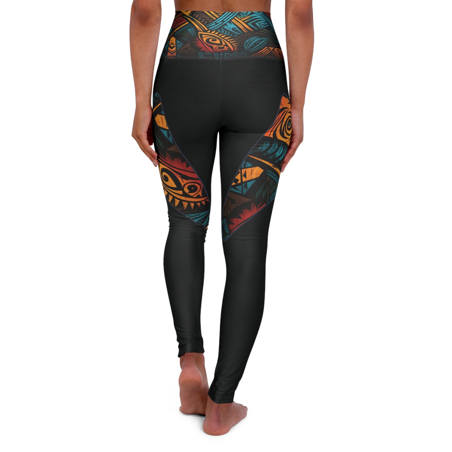 Tribe Color High Waisted Yoga Leggings