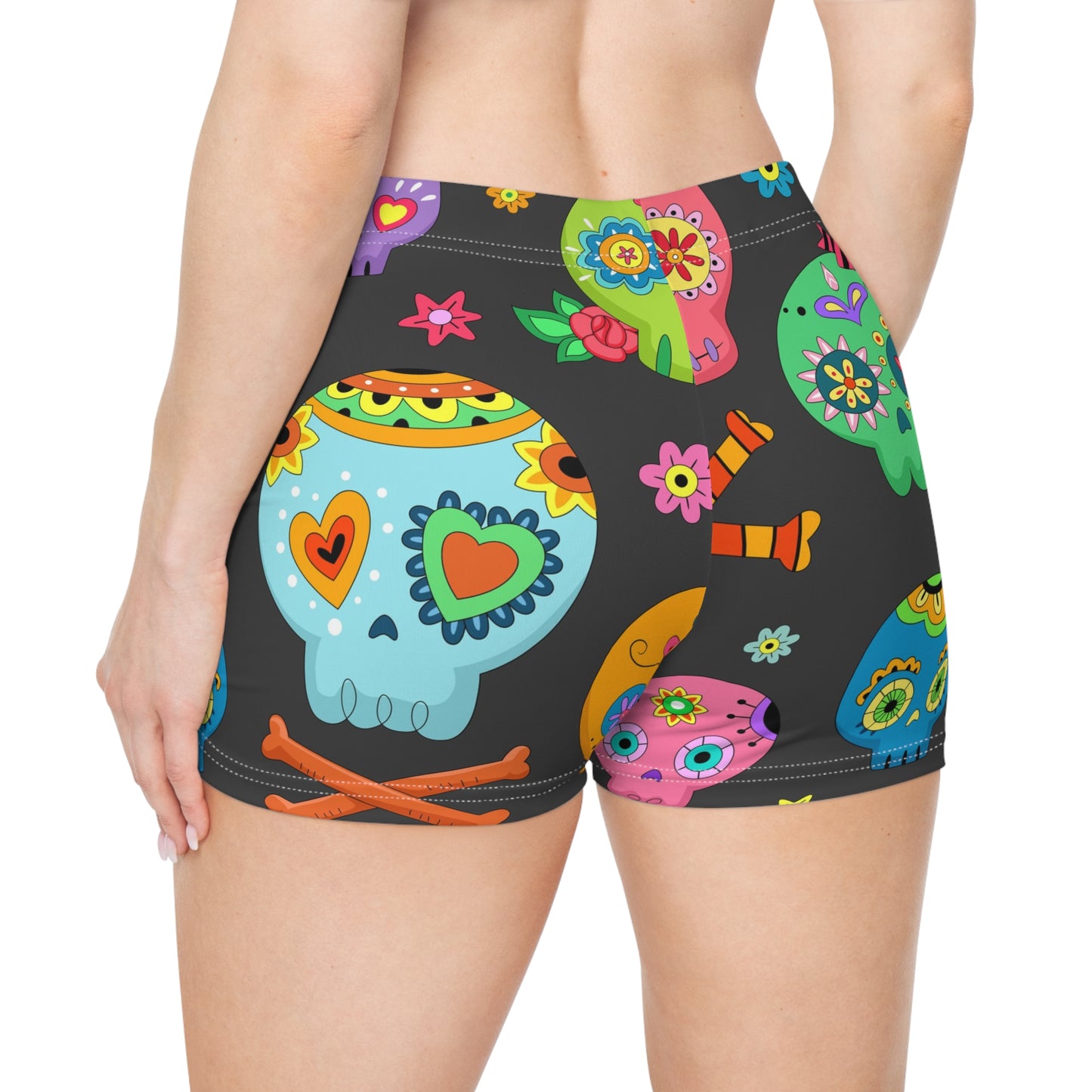 Cute Skulls Women's Shorts