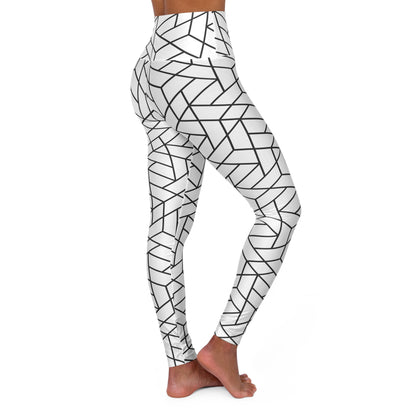 Geometric High Waisted Yoga Leggings