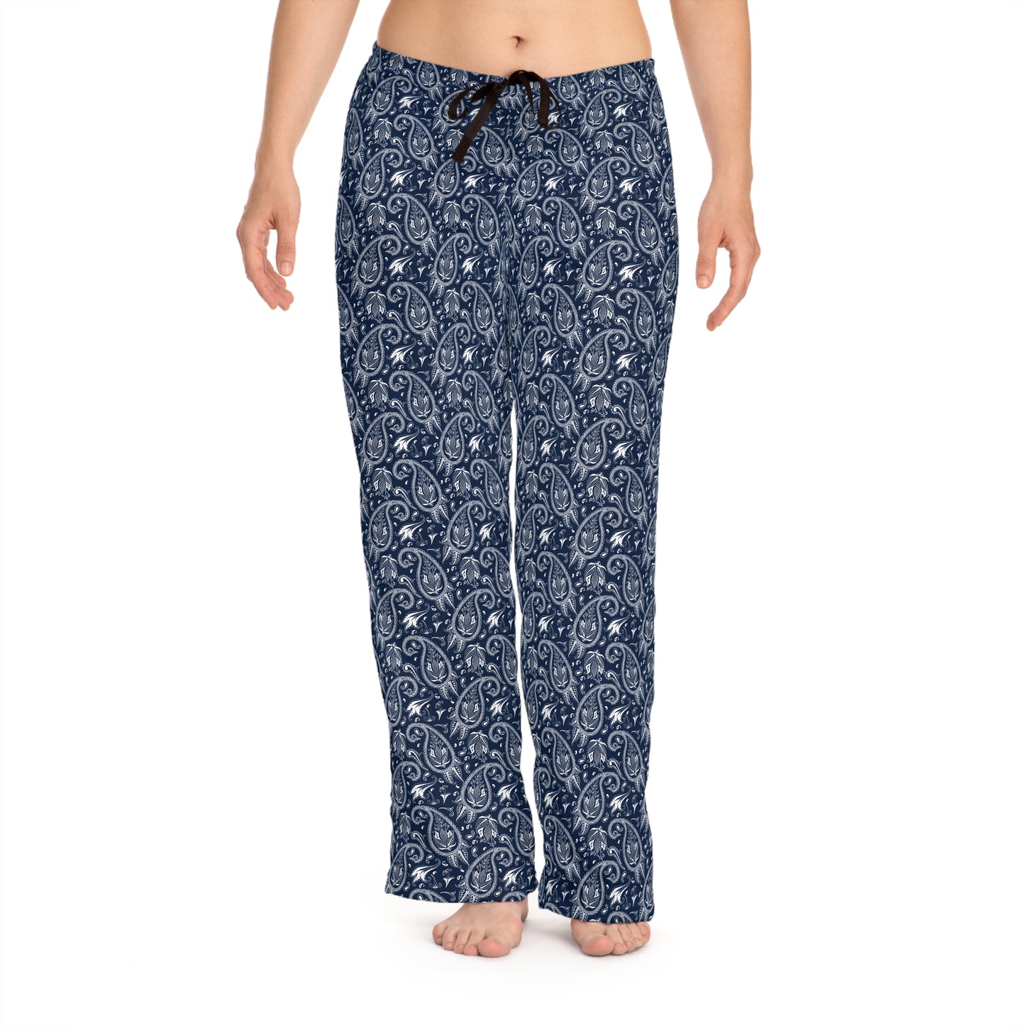 Blue Paisley Women's Pajama Pants