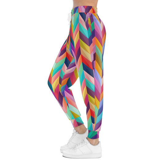 Geo Pattern Athletic Joggers