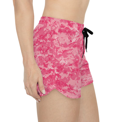 Pink Camo Women's Casual Shorts