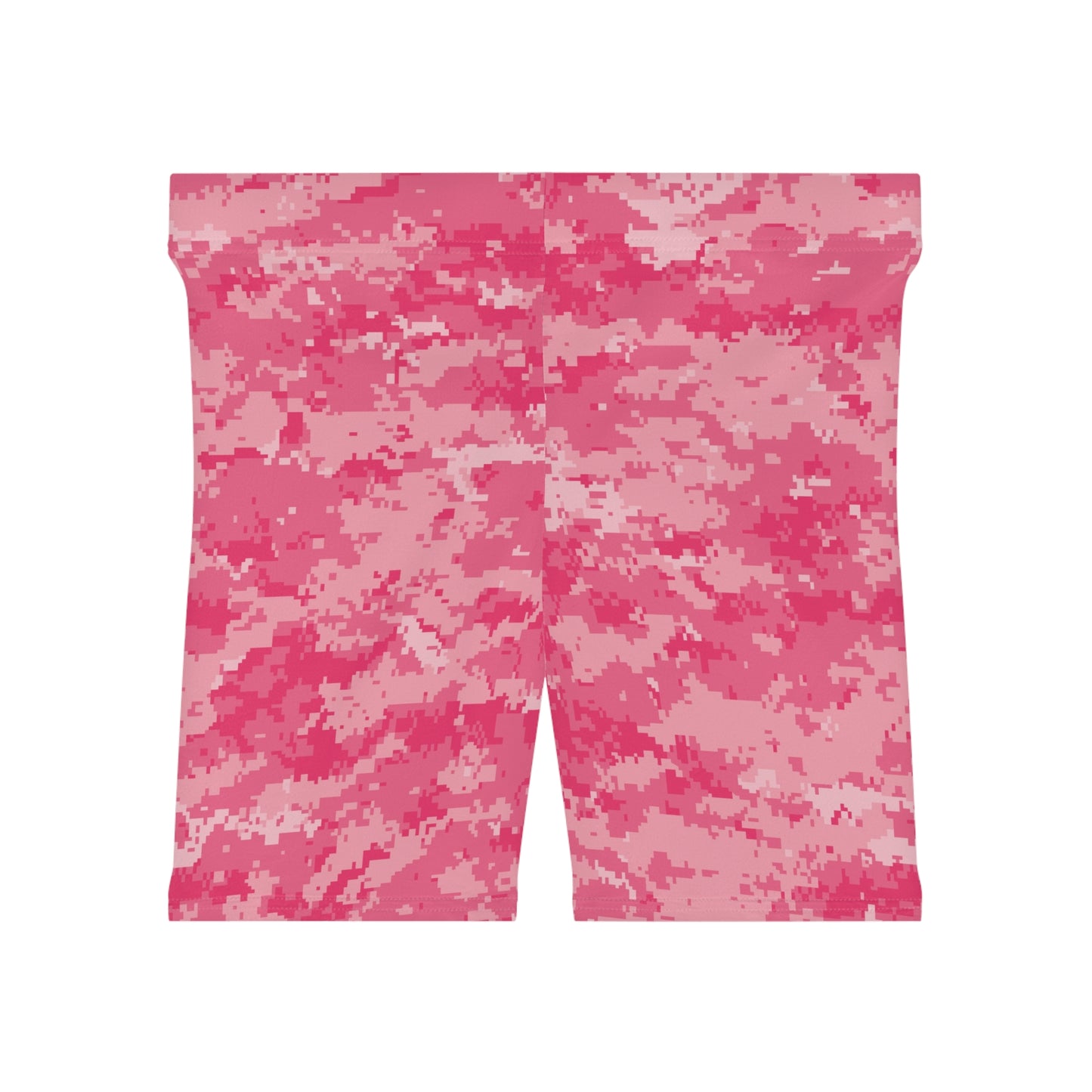 Pink Camo Women's Biker Shorts