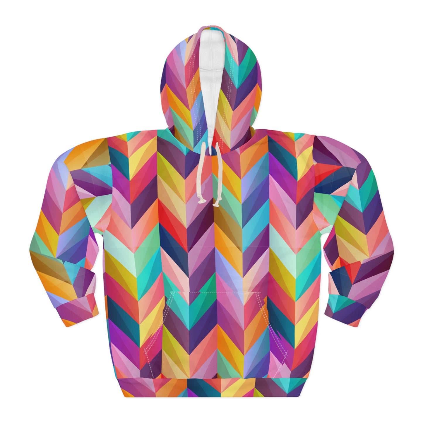 Geo Pattern Unisex Pullover Hoodie