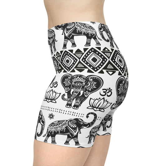 Elephant Women's Biker Shorts