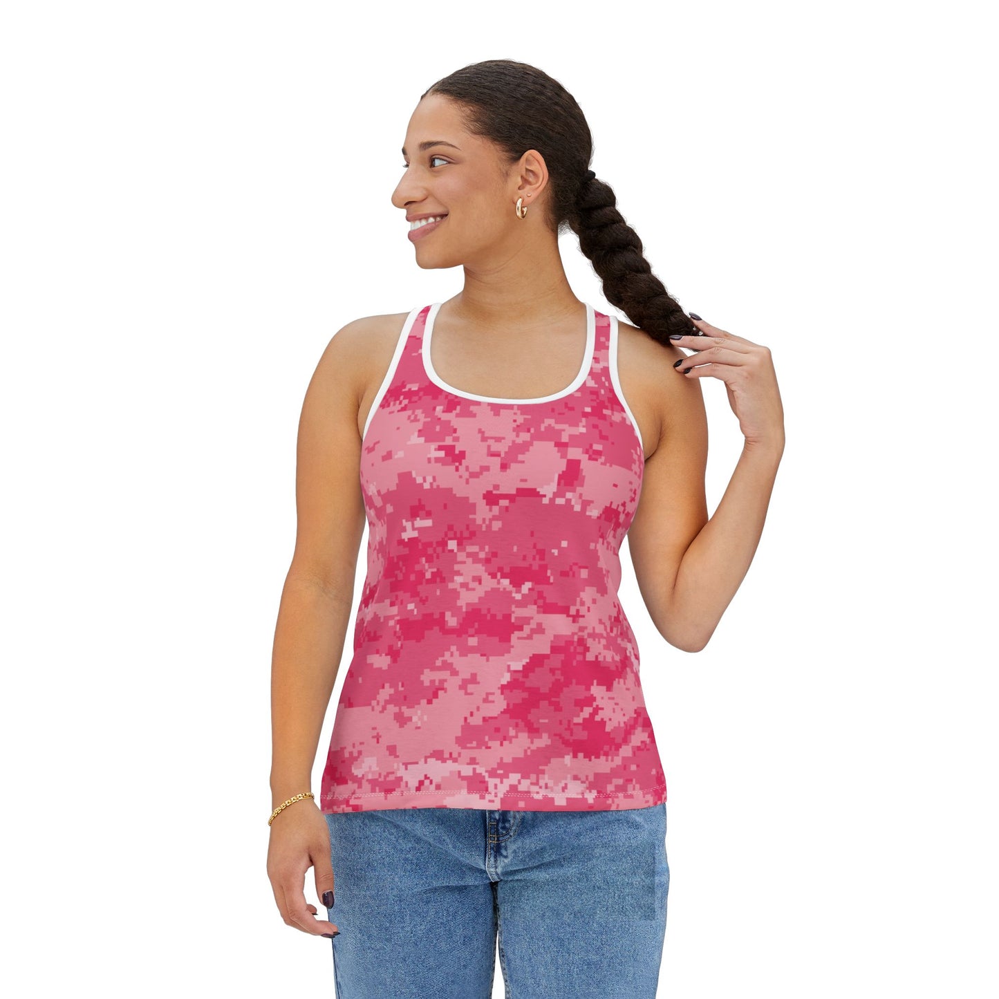 Pink Camo Women's Tank Top