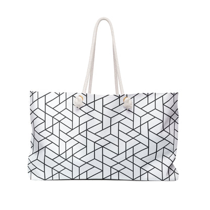 Geometric Weekender Bag