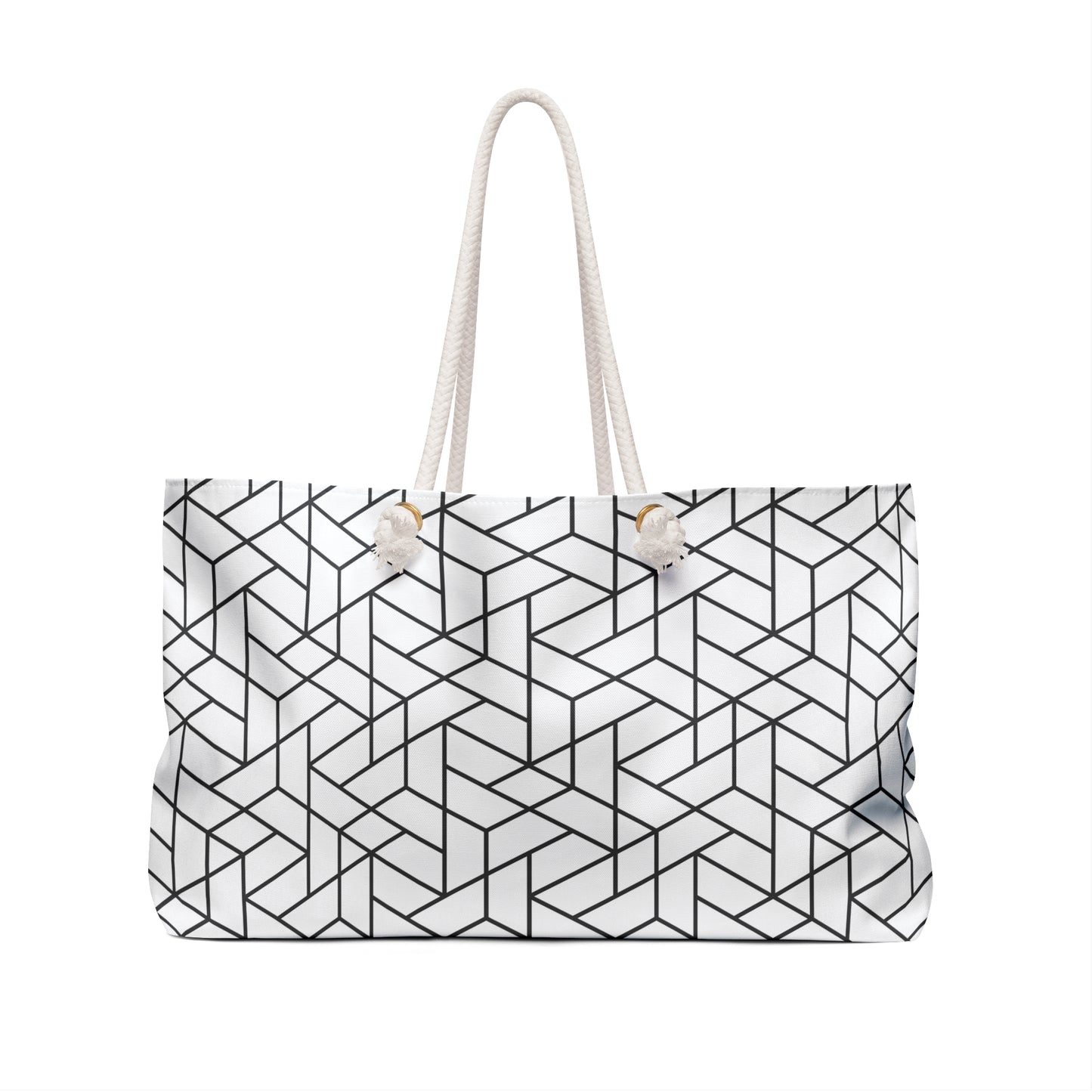 Geometric Weekender Bag