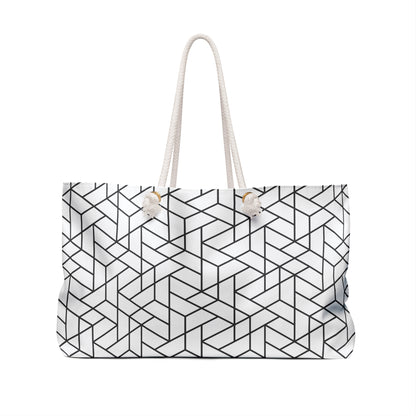 Geometric Weekender Bag