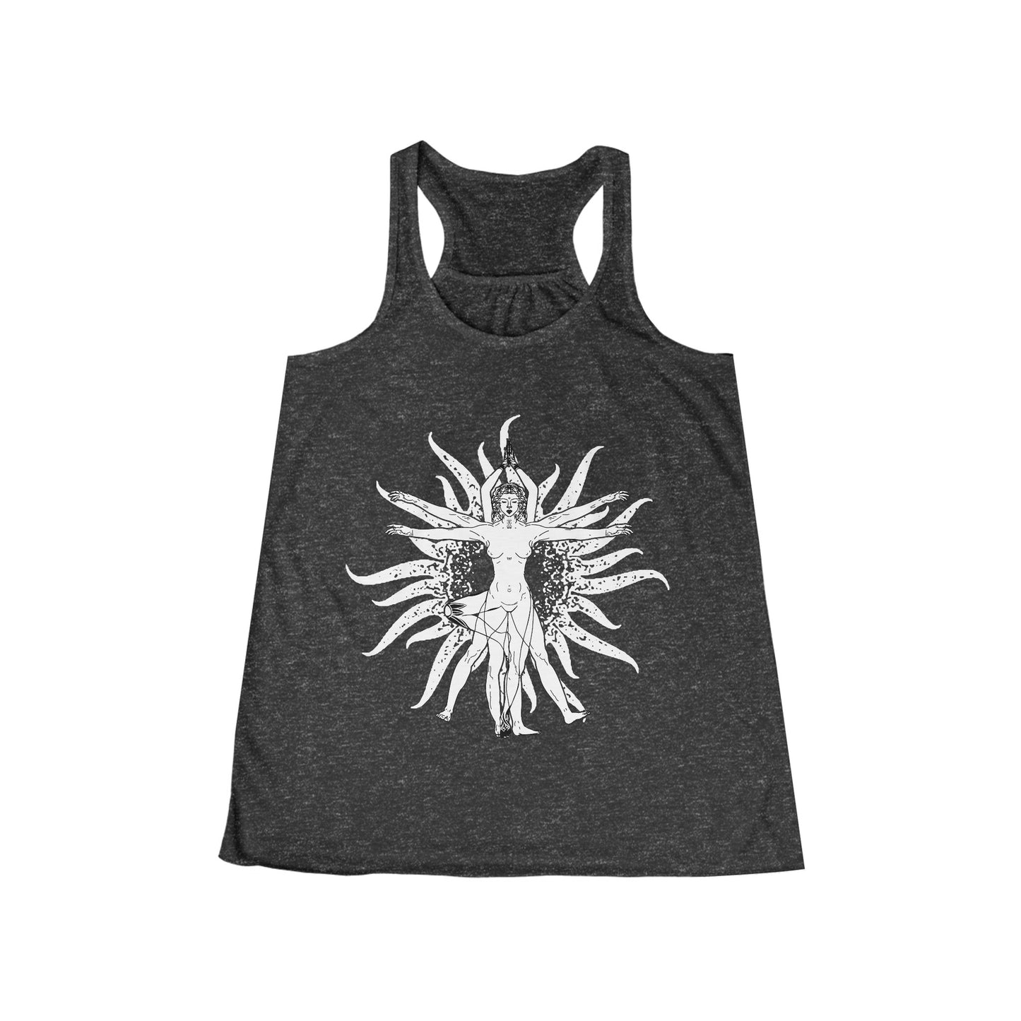 Vitruvian Women's Flowy Racerback Yoga Tank