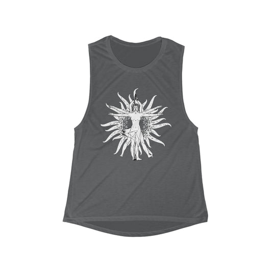 Vitruvian Women's Flowy Scoop Muscle Tank