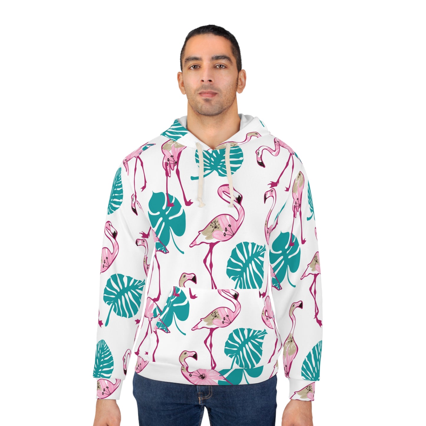 Flamingo Unisex Pullover Hoodie