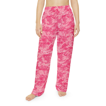 Pink Camo Women's Pajama Pants