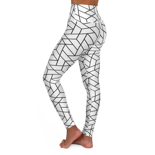 Geometric High Waisted Yoga Leggings