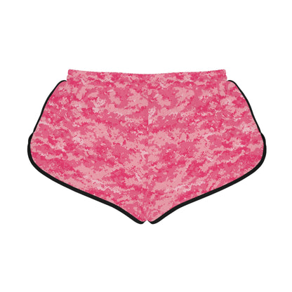 Pink Camo Women's Relaxed Shorts