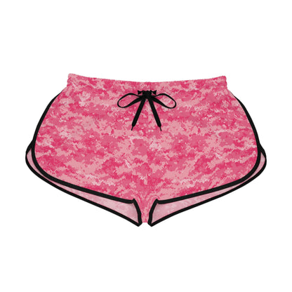 Pink Camo Women's Relaxed Shorts