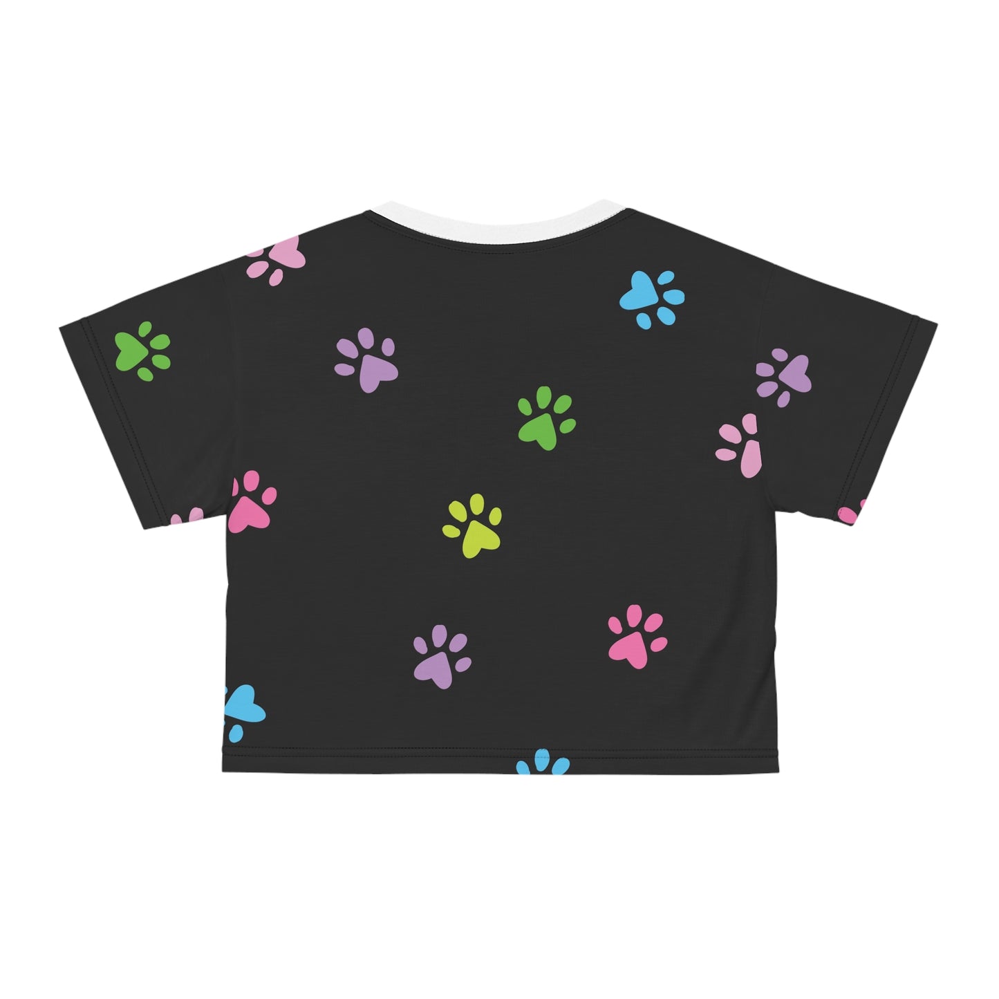 Paw Print Crop Tee