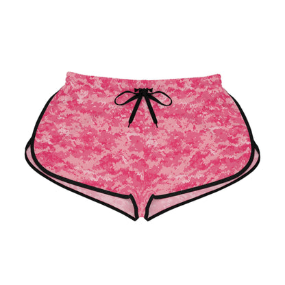 Pink Camo Women's Relaxed Shorts