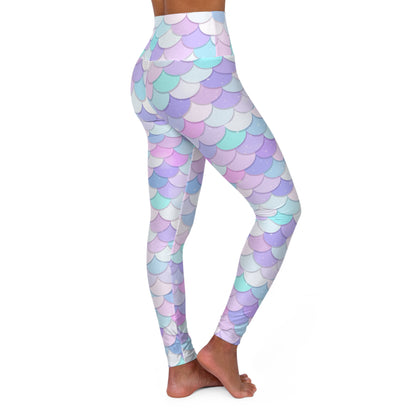 Mermaid High Waisted Yoga Leggings