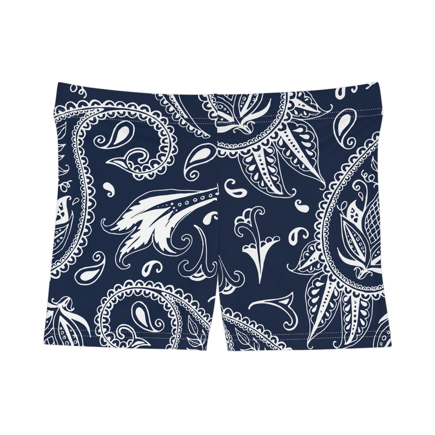 Blue Paisley Women's Shorts