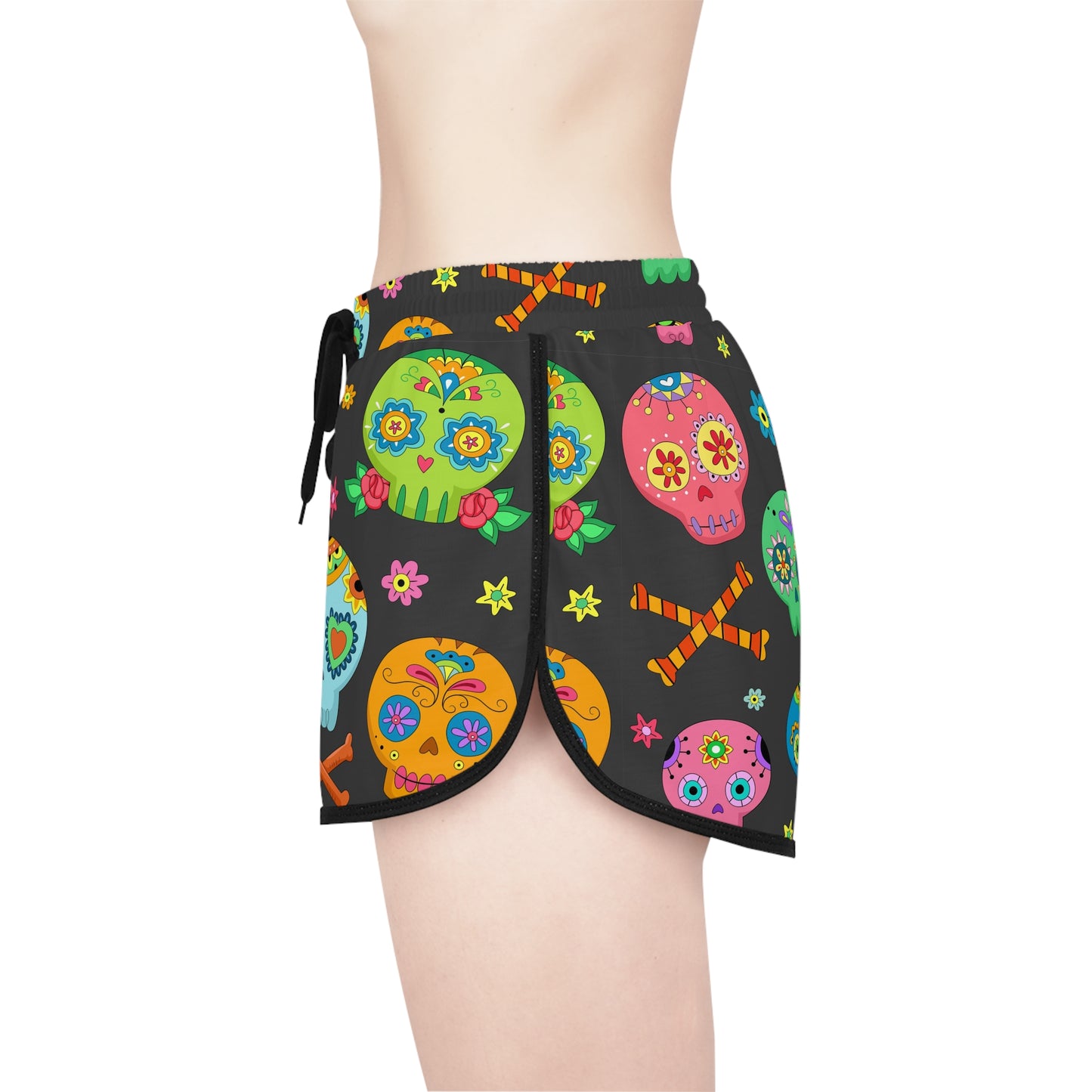 Cute Skulls Women's Relaxed Shorts