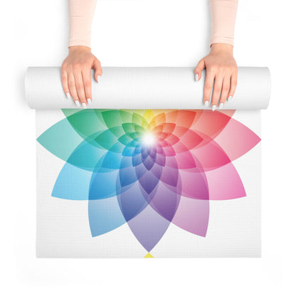 Rainbow Lotus Foam Yoga Mat