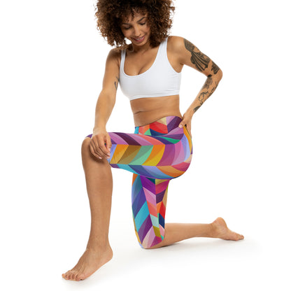 Geo Pattern Women’s Capri Leggings