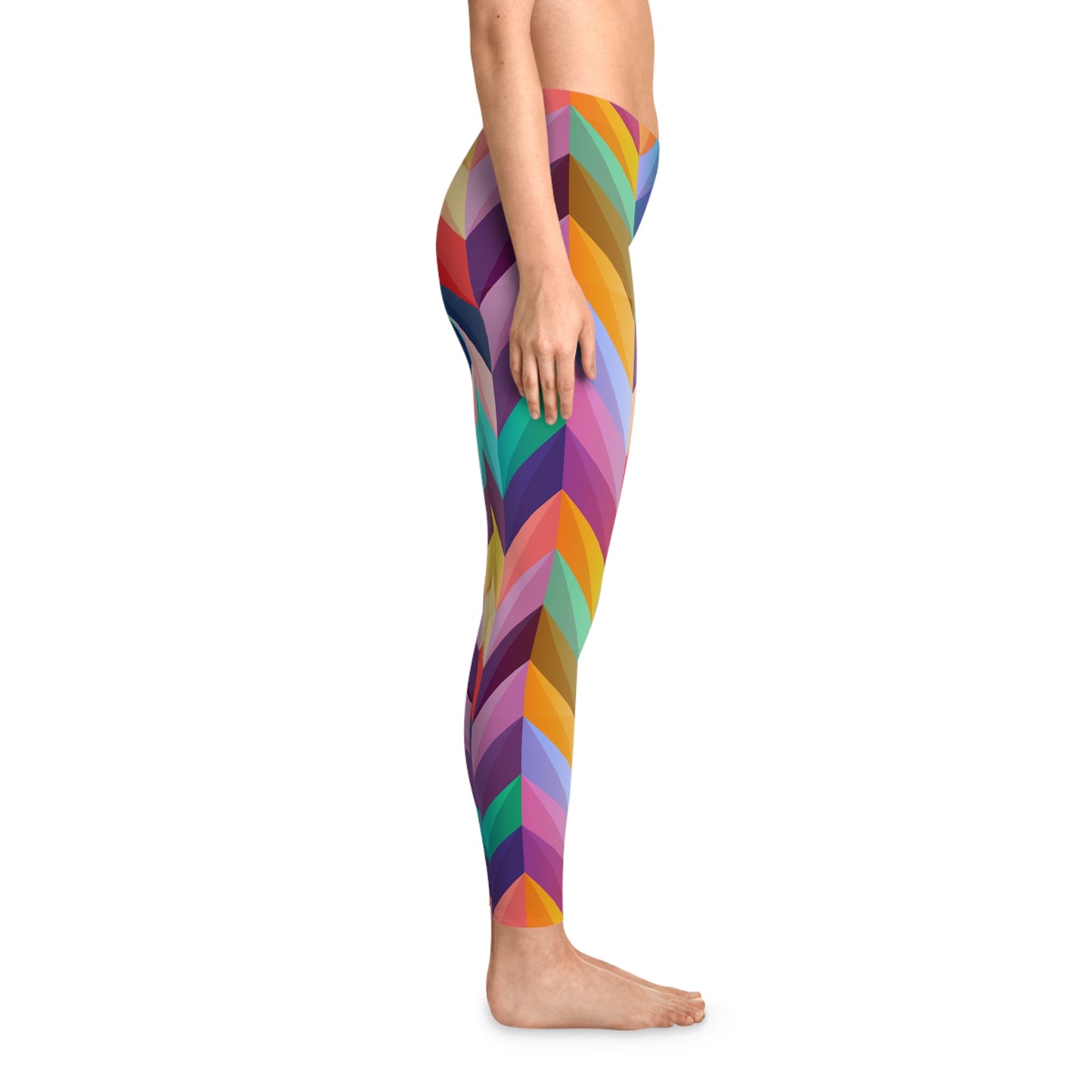 Geo Pattern Stretchy Leggings