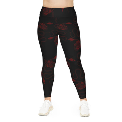 Snake & Roses Plus Size Leggings