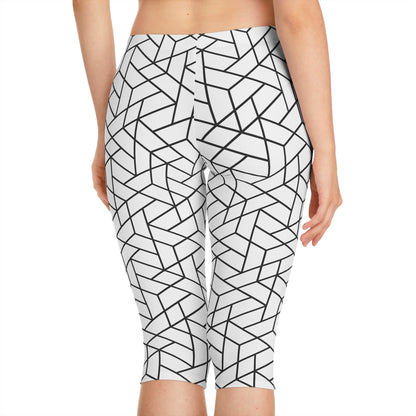 Geometric Women's Capri Leggings