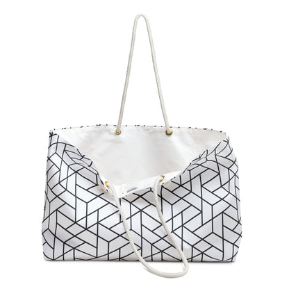 Geometric Weekender Bag