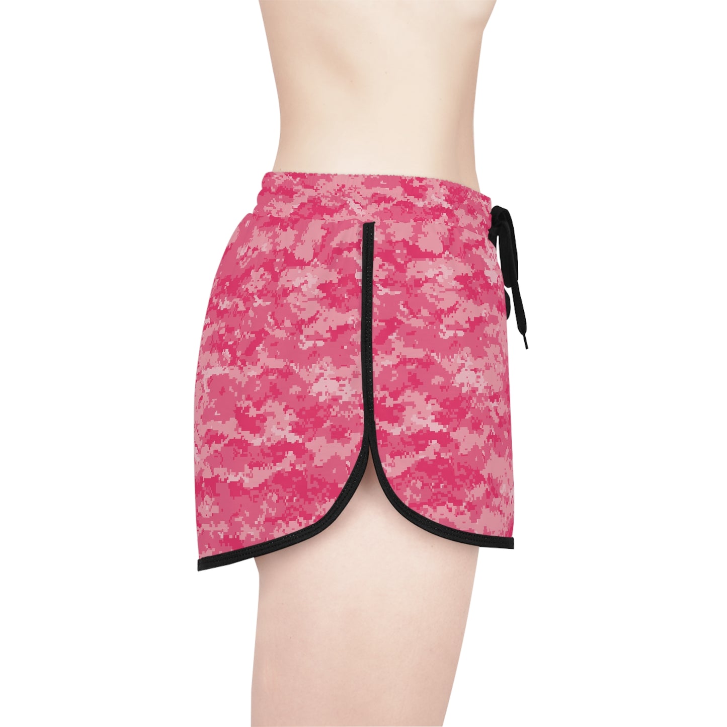 Pink Camo Women's Relaxed Shorts