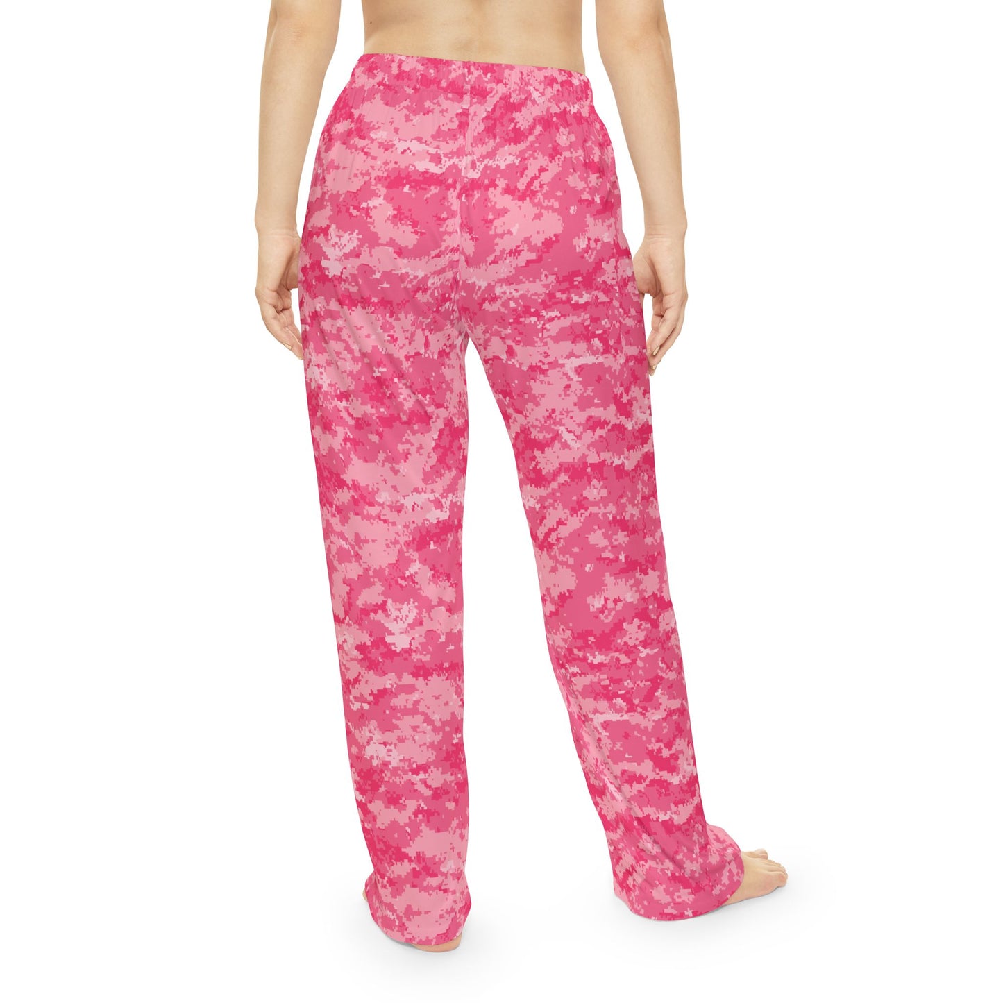 Pink Camo Women's Pajama Pants