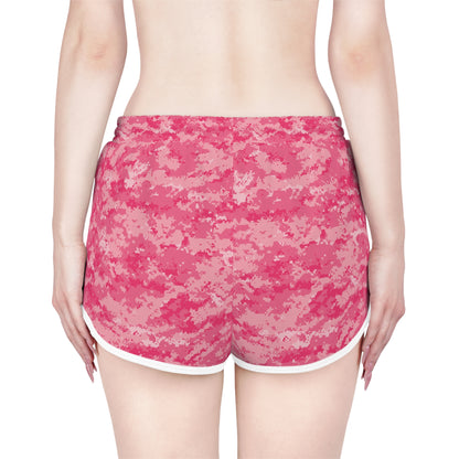 Pink Camo Women's Relaxed Shorts