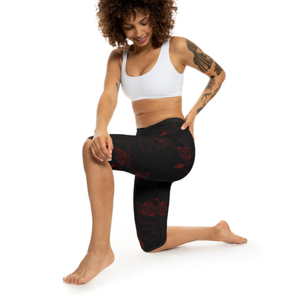 Snake & Roses Women’s Capri Leggings