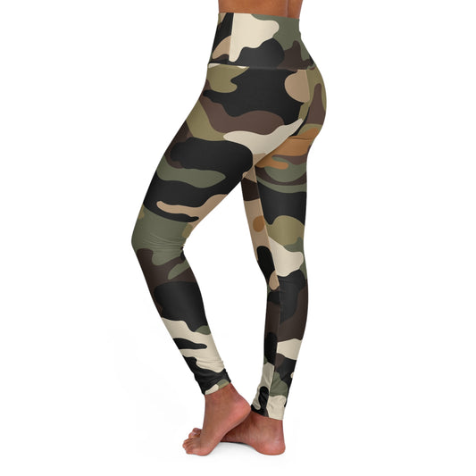 Camo B High Waisted Yoga Leggings