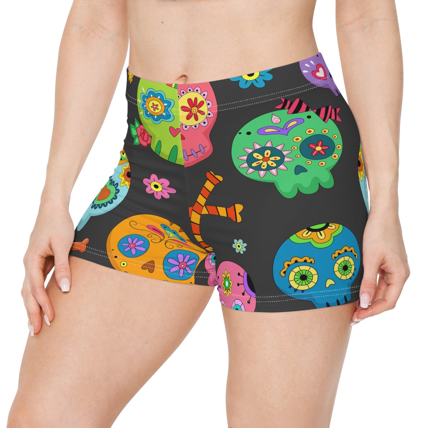 Cute Skulls Women's Shorts