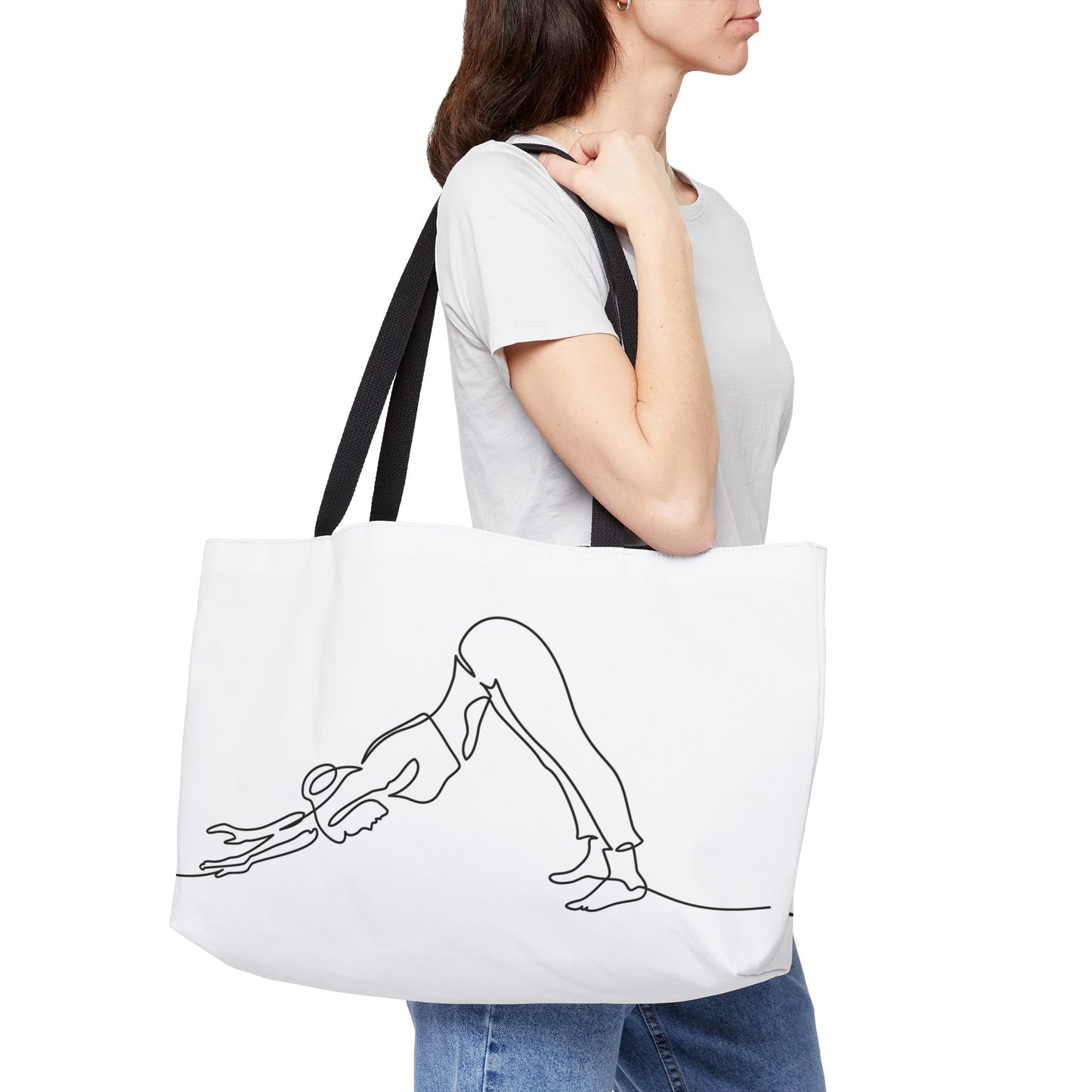 Yoga Weekender Tote Bag