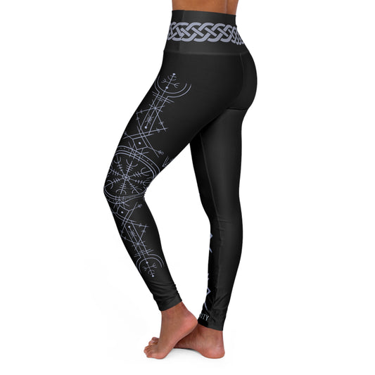 Viking Runes High Waisted Yoga Leggings